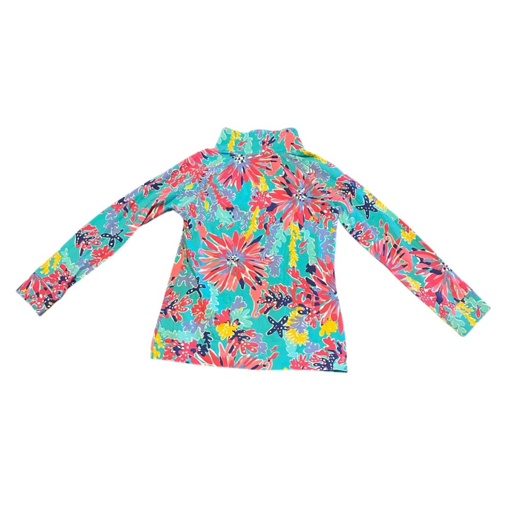 Lilly Pulitzer Women’s 1/2 Zip Sea Coral Pullover Size Small - Picture 8 of 10